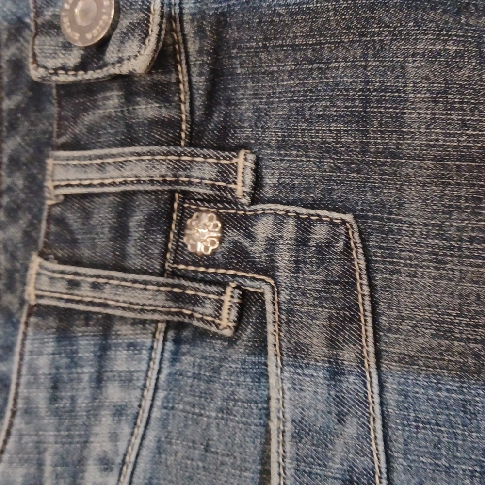 White House Black Market Jean Skirt - Picture 4 of 8